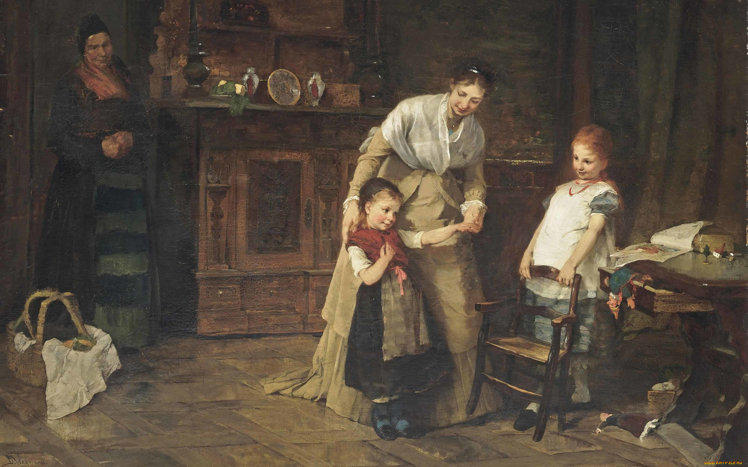 , , danish, portrait, painter, 1875, , , bertha, wegmann, , , new, friends, , -